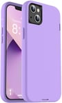 ORIbox for iPhone 13 mini Case for iPhone 12 mini Case Purple, [10 FT Military Grade Drop Protection], The Liquid Silicone Heavy Duty Shockproof Anti-Fall Case for iPhone 13/12 mini,5.4 inch, Purple