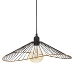 Lampe Suspension en Métal "Alara" 45cm Noir