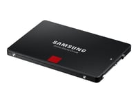 Samsung 860 PRO MZ-76P256BW - SSD - chiffré - 256 Go - interne - 2.5" - SATA 6Gb/s - mémoire tampon : 512 Mo - AES 256 bits - TCG Opal Encryption 2.0