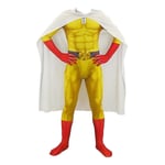 One Punch-Man Kostym Speed Sonic Zentai Superhjälte Bodysuit Dräkt Jumpsuits Halloween Kostym För Barn Anime Kostymer Kid-XL(130-140cm)