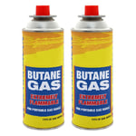 2PCS Butane Gas Bottles Canisters For Portable Camping Stoves Cookers Grill