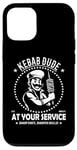 Coque pour iPhone 12/12 Pro Couteau à aiguiser Kebab Dude - Sharp Skills - Design amusant