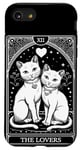 iPhone SE (2020) / 7 / 8 Tarot Card Mystic Cats | The Lovers Valentines Day | Couples Case