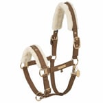 Lädergrimma Faux Leather Double Pin FF Heritage Beige