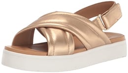 UGG Women's Zayne Slingback Sandal, Gold Metallic, 3 UK