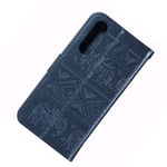 Leather phone Cover for HUAWEI P30, with card slots, with landyard