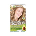 Garnier Nutrisse Permanent Hair Dye, Natural-looking, hair colour result, For All Hair Types, 8 Blonde