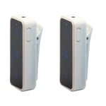 Walkie-talkie Radio bidirectionnelle Portable,2 pièces,Radio CB UHF 400-470MHz,Radio professionnelle multicolore,Mini talkie-walkie - Type 2 pcs white radio