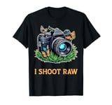 I Shoot Raw Camera Lens Snapshots T-Shirt