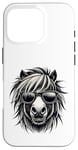 Coque pour iPhone 16 Pro Shetland Pony s Funny Shetland avec attitude