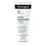 Neutrogena Norwegian Formula Ultra Nourishing Foot Cream for Dry Skin (1x 100ml), Intensely Moisturising Foot Cream Enriched with Glycerin, Relieving and Repairing Lotion for Dry Feet