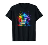 Splash Art Vintage Radio Antique Radios T-Shirt