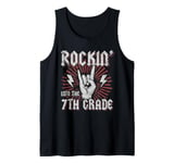 Rockin Into The 7th Grade Rockstar School Rock Star Rocker Tank Top