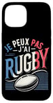 Coque pour iPhone 15 Rugby Joueur De Rugby Rugbyman Humour Rugby