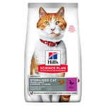 Hill's Science Plan Sterilised Cat Young Adult Duck 10 kg