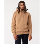 Gant Mens Regular Fit Shield Logo Pullover Hoodie - Khaki - Size X-Large