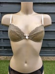 PASSIONATA SOUTIEN GORGE ARMATURE TAILLE 85D COULEUR TAUPE REF 4611