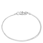 Muli Collection Thin Snake Chain Bracelet Silver