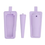 (Purple)Ice Cube Form Integrated Silicone Whiskey Cocktail Ice Maker For Ju NU