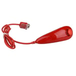 Rouge Pour Nunchuck Manette De Jeu 2 Fr 1 Pour Nintendo Wii Nunchuk Avec Capteur De Mouvement Intégré, Contrôleur À Distance Sans Fil