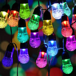 Solar String Lights Outdoor 10,35m 30+2 LED String Lights Julgran