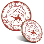 Mouse Mat & Coaster Set - Sahara The Great Desert Travel Camel  #4745