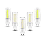 COMY Ampoule LED GU10 Blanc Froid 12W Ampoules Maïs 6000K 1200LM, 100W Équivalent Ampoules à Incandescence, GU10 culot à Ampoule Maison LED AC 220-240V, Non Dimmable, Lot de 5