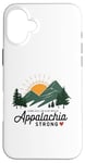 Coque pour iPhone 16 Plus Appalachia Strong Come Hell or High Water Mountain NC VN TN