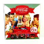 6 Drink Coca Cola Friend Retro Cork Coasters Christmas Party Gift Drinks Mat