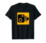 Cyclist Speed Camera Sign Riding In London Biking In Cities T-Shirt