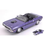 DODGE CHALLENGER R/T CONVERTIBLE 1970 METALLIC PURPLE 1:24 Maisto Auto Stradali