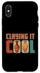 Coque pour iPhone X/XS Pottery Claying It Cool Machine à poterie