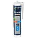 Mastic-colle de Fixation & Etancheité BOSTIK MS9 ORIGINAL - Multi-matériaux - Collage Souple & Puissant - Beige - Cartouche 300 ml