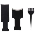 3Pcs Hair Coloring Board Brush Plastic Hair Dye Brush Hair Coloring Set