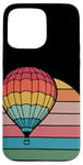 iPhone 15 Pro Max Hot Air Balloon Retro Vintage Sunset Hot Air Balloon Case