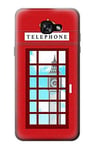 England Classic British Telephone Box Minimalist Case Cover For Samsung Galaxy A7 (2017)