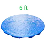 6FT Trampoline Universal Rain Dust Cover Weatherproof Guard Blue