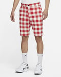 Nike UV Checker Chino Golf Shorts Sz M 32 Red White New DH1294 657