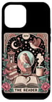 Coque pour iPhone 12 Pro Max The Reader Tarot Card Funny Bird Lover Lecteur de livre