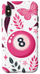 iPhone X/XS Retro Pink Lucky Disco 8 Ball For Women Case