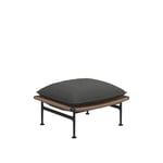 Gloster - Zenith Ottoman - Meteor - Fabric Grade B - Blend Coal - Utomhuspallar & puffar - Henrik Pedersen - Svart