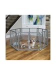 Carlson - Pet Yard 2-in-1 Plastic Gate & Pen 6-Sektions 71CM High - (704.2002)