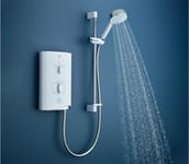 Mira Sport White 7.5kW Electric Shower 1.1746.820 New Free Postage