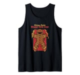 Dark Side of the Christmas Eve Ugly Gingerbread Man Art Tank Top