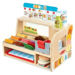 Melissa & Doug Slice & Stack Sandwich Counter Wooden Food Toys Set - 41650