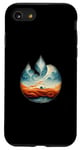 Coque pour iPhone SE (2020) / 7 / 8 Logo de l'eau feu terre vent