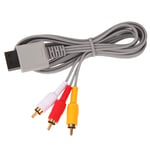 Câble Wii AV vers RCA Audio vidéo Composite pour Nintendo Wii 1,8 m