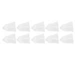 10Pcs 3 Hole White Hearing Amplifier Domes Earbud Tips Soft Static Silicon