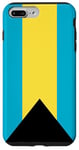 Coque pour iPhone 7 Plus/8 Plus Bahamas Drapeau Cadeau bahaméen pour les Bahaméens