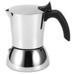 Stovetop Espresso Coffee Maker, 4 Cup Moka Pot Coffee Maker 304 Stainless Steel Coffee Maker for Home Coffee Shop Use